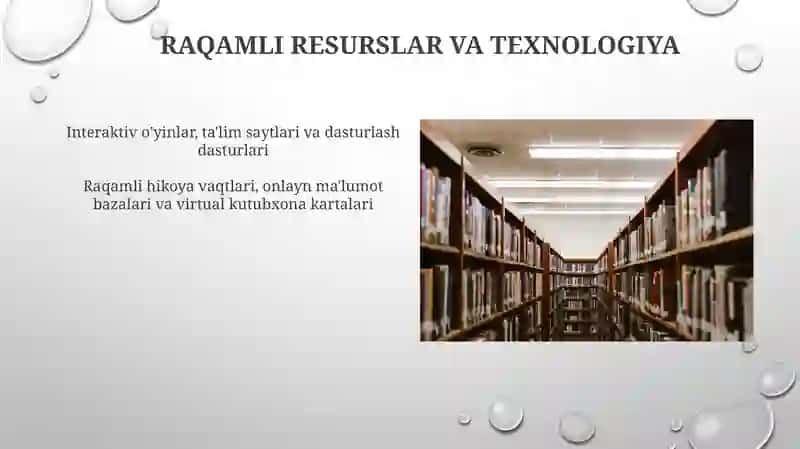 Yoshlarga kutubxona xizmati 3