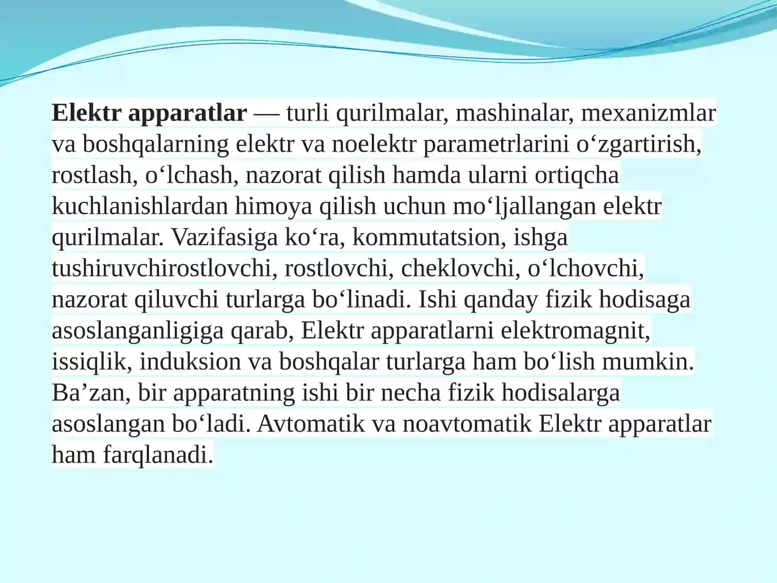 Qisqa tutashtirgichlar va bo‘lgichlar 3