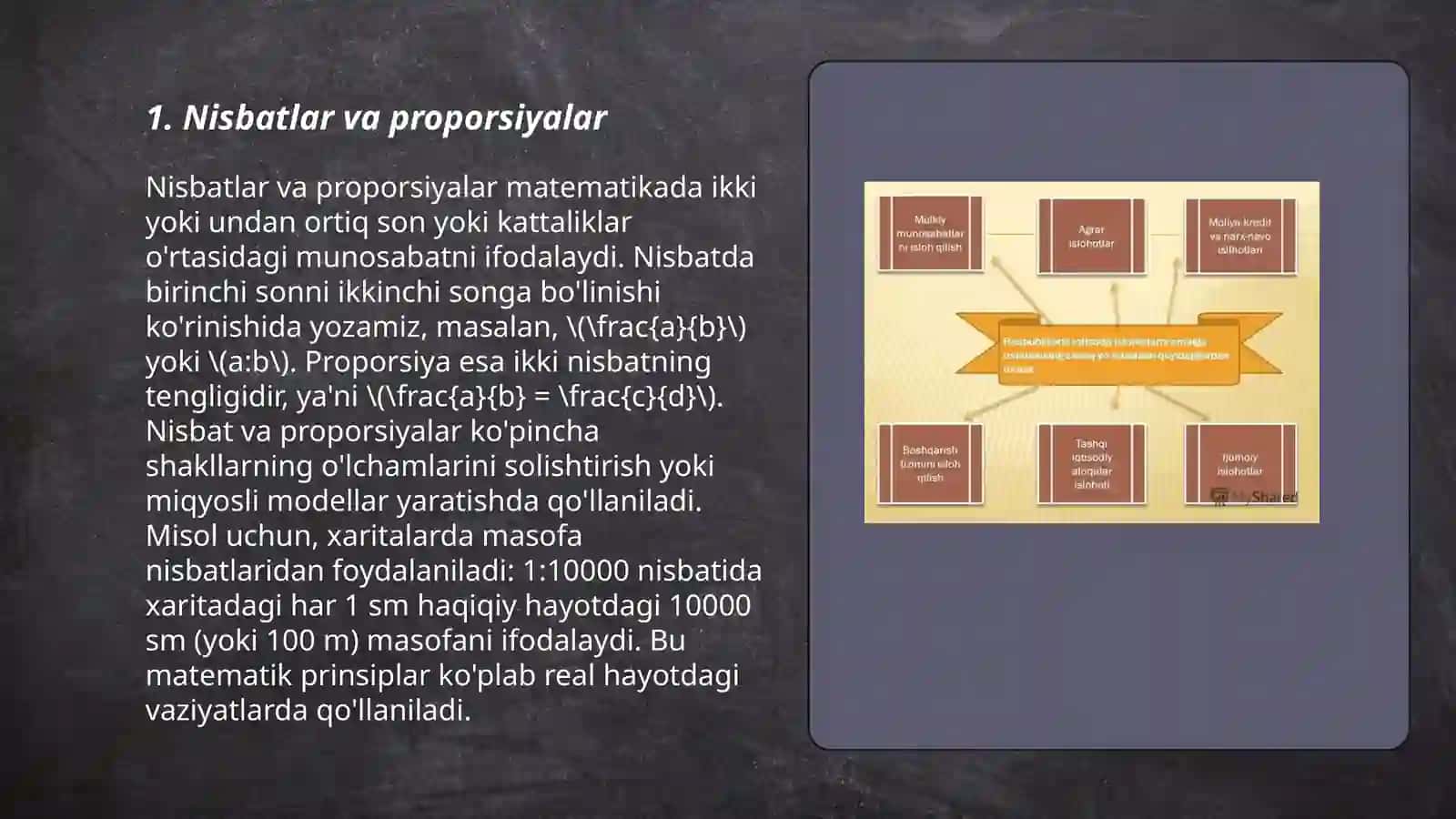 Nisbatlar nazariyasi 3