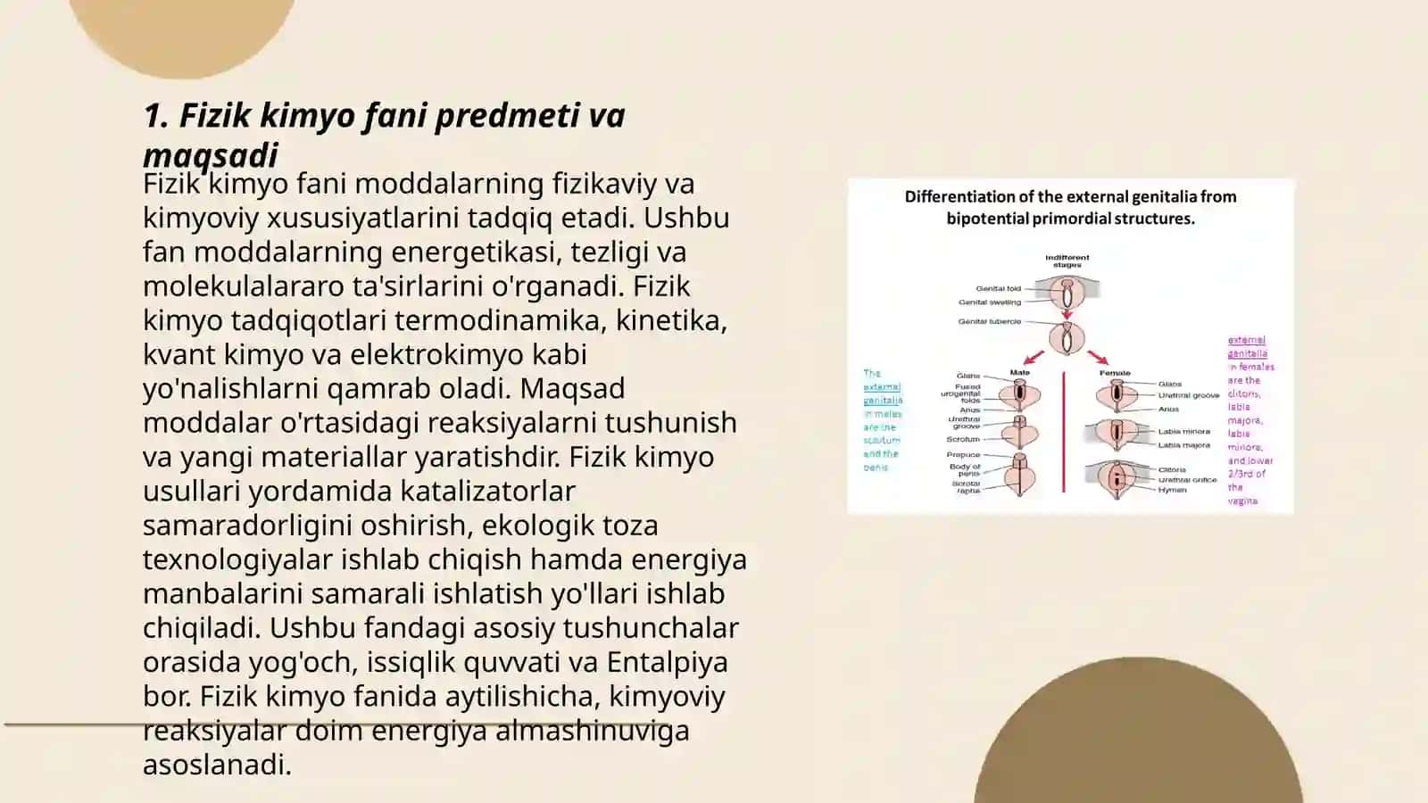 Fizik kimyo fani predmeti 3