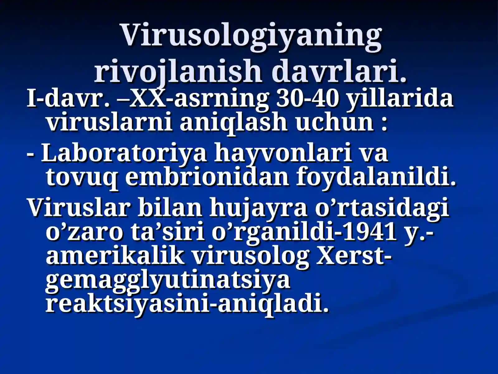 Umumiy virusologiya. Bakteriofaglar 3