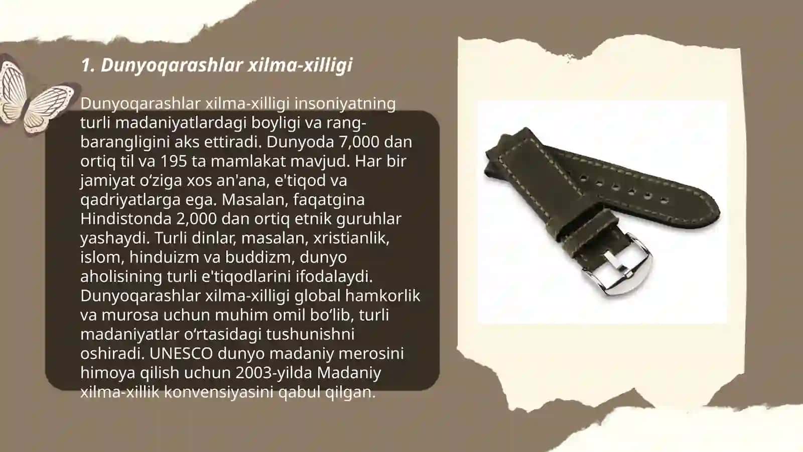 Dunyoqarashlar xilma-xilligi 3