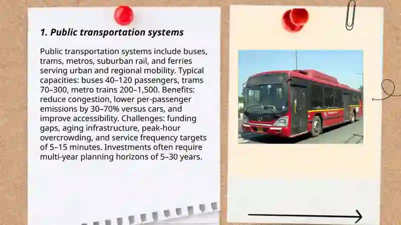 Public transportation systems 3