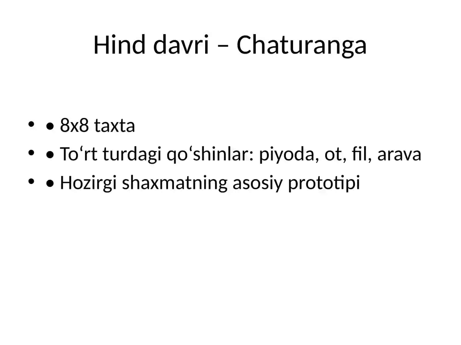 Shaxmat sportining tarixi va rivojlanish bosqichlari 3