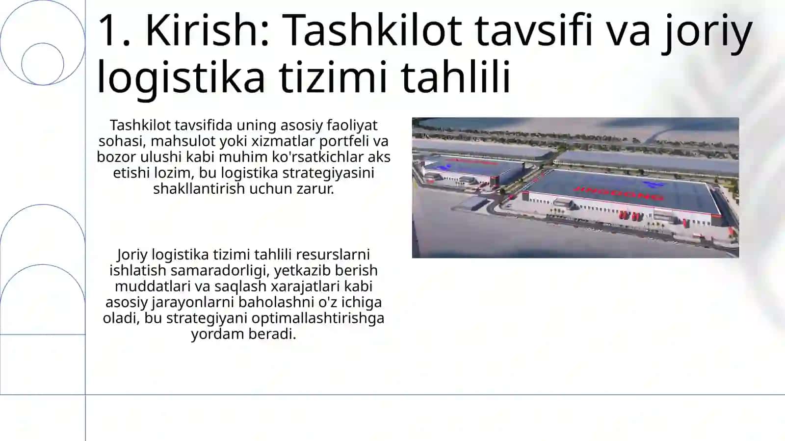 Savdo va xizmat ko‘rsatish korxonalarida logistikastrategiyasini ishlab chiqish 3