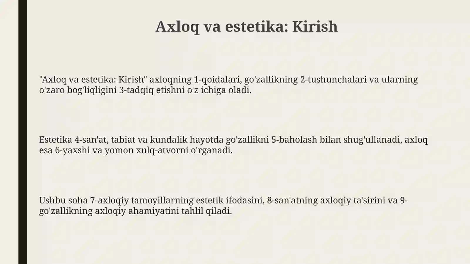 etika va estetika 3