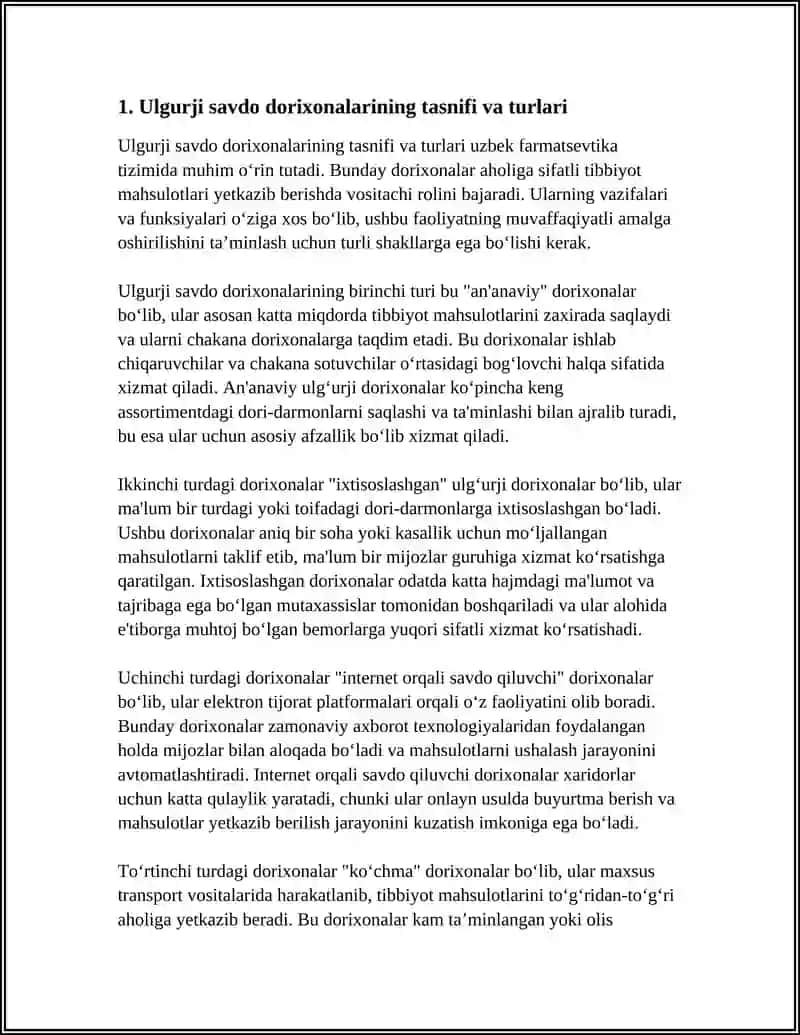 ULGURJI SAVDO DORIXONLARNING TURLARI VAZIFALARI FUNKSIYALARI VA SHAKLLARI 3