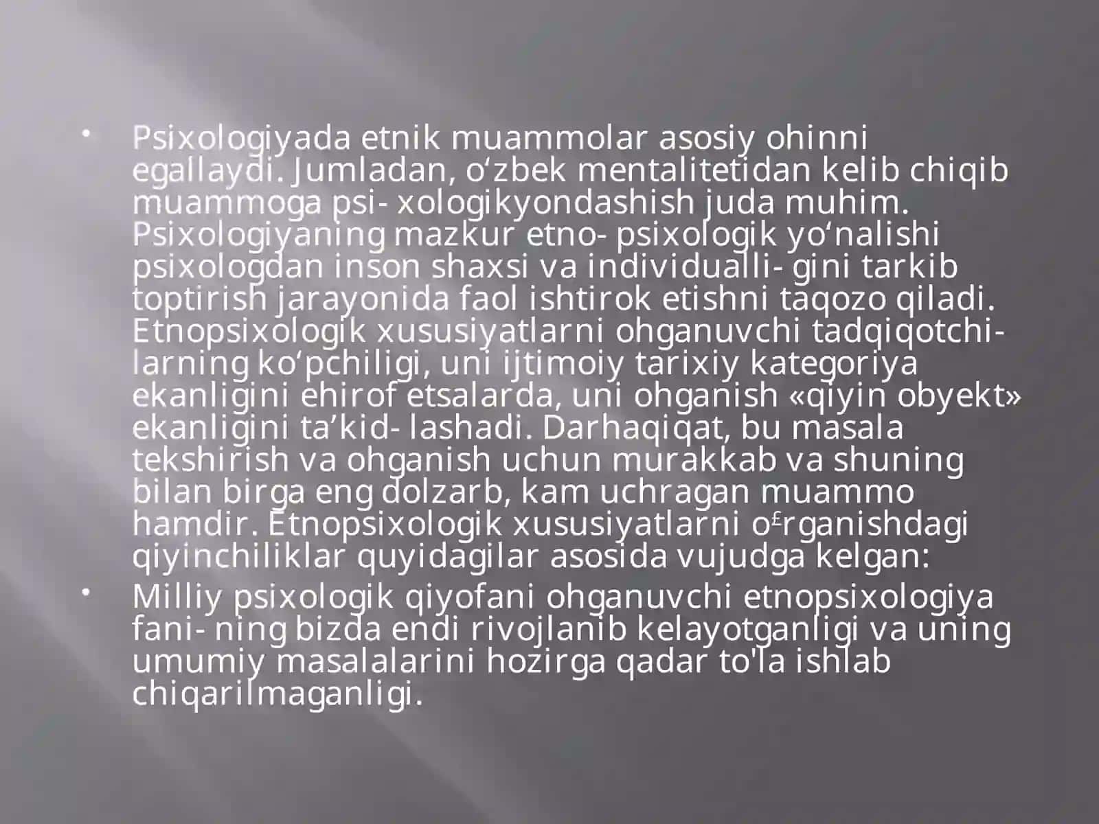 PSIXOLOGNING KASBIY O‘ZINI O‘ZI ANGLASHNING AXLOQIY JIHATLARI 3