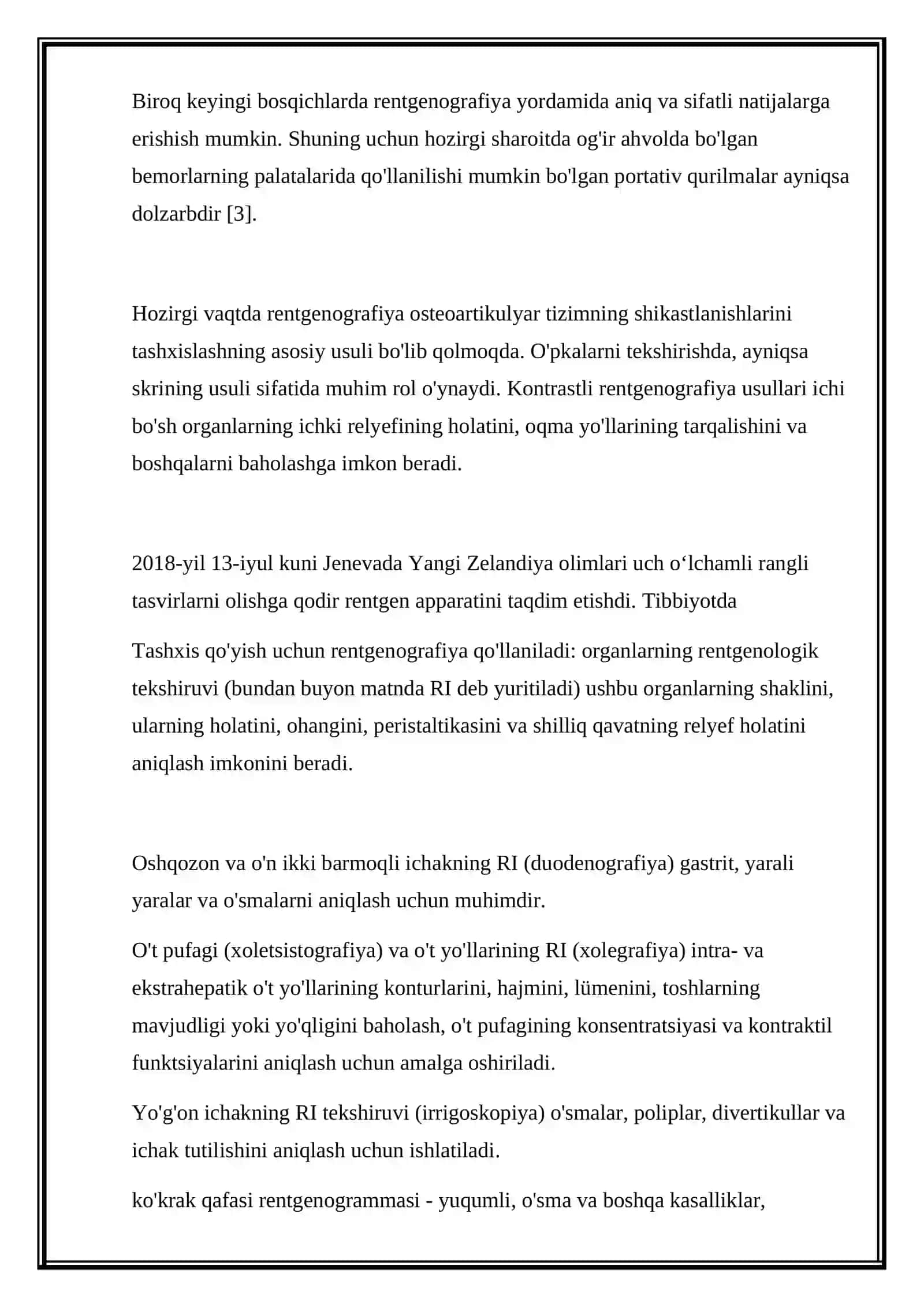 BIOFIZIKA, FANIDAN TAYYORLAGAN MUSTAQIL ISHI 3