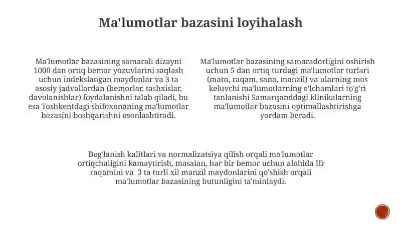 Tibbiyot Axborot Tizimlari 3