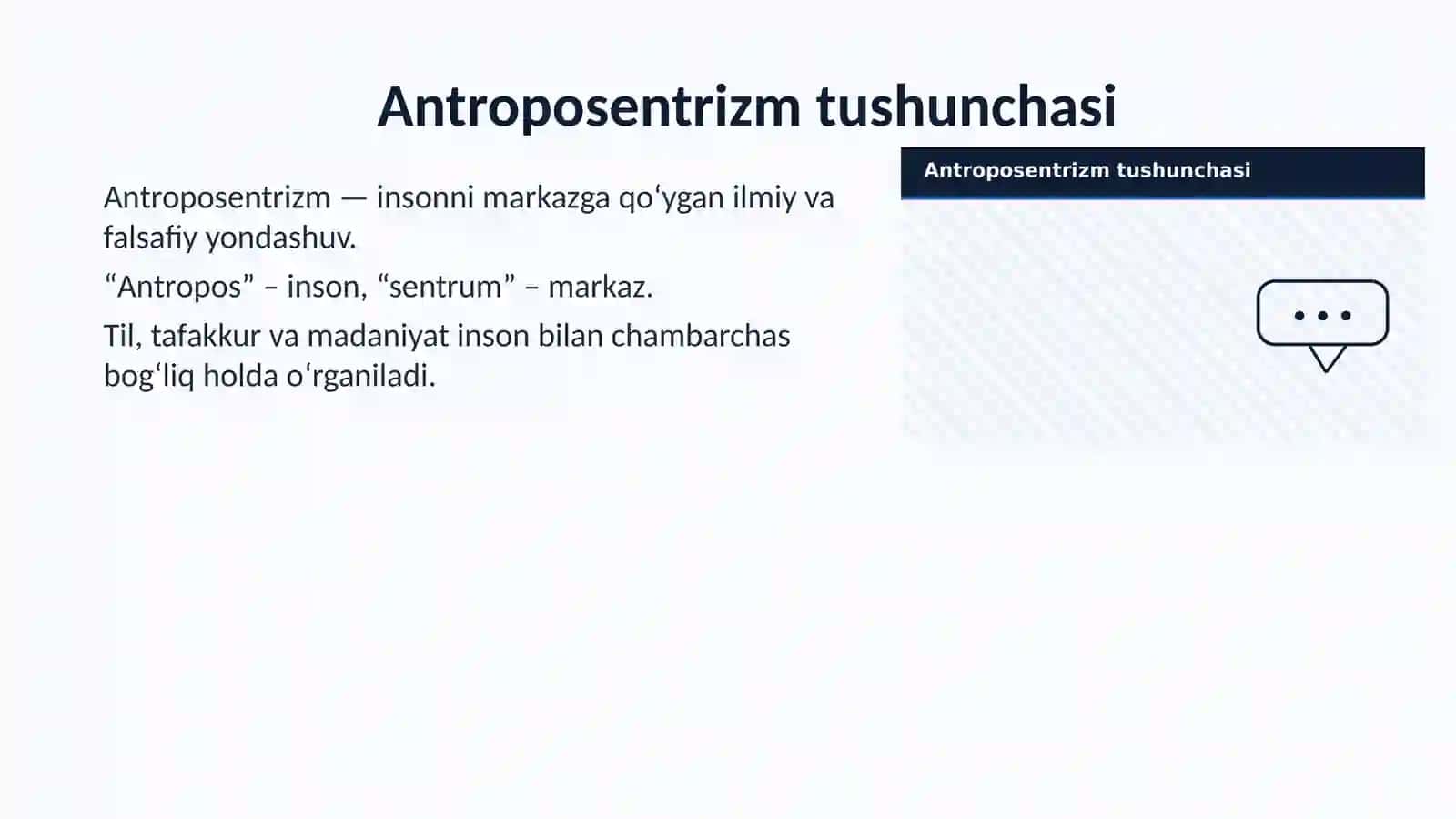 Antroposentrik paradigma 3