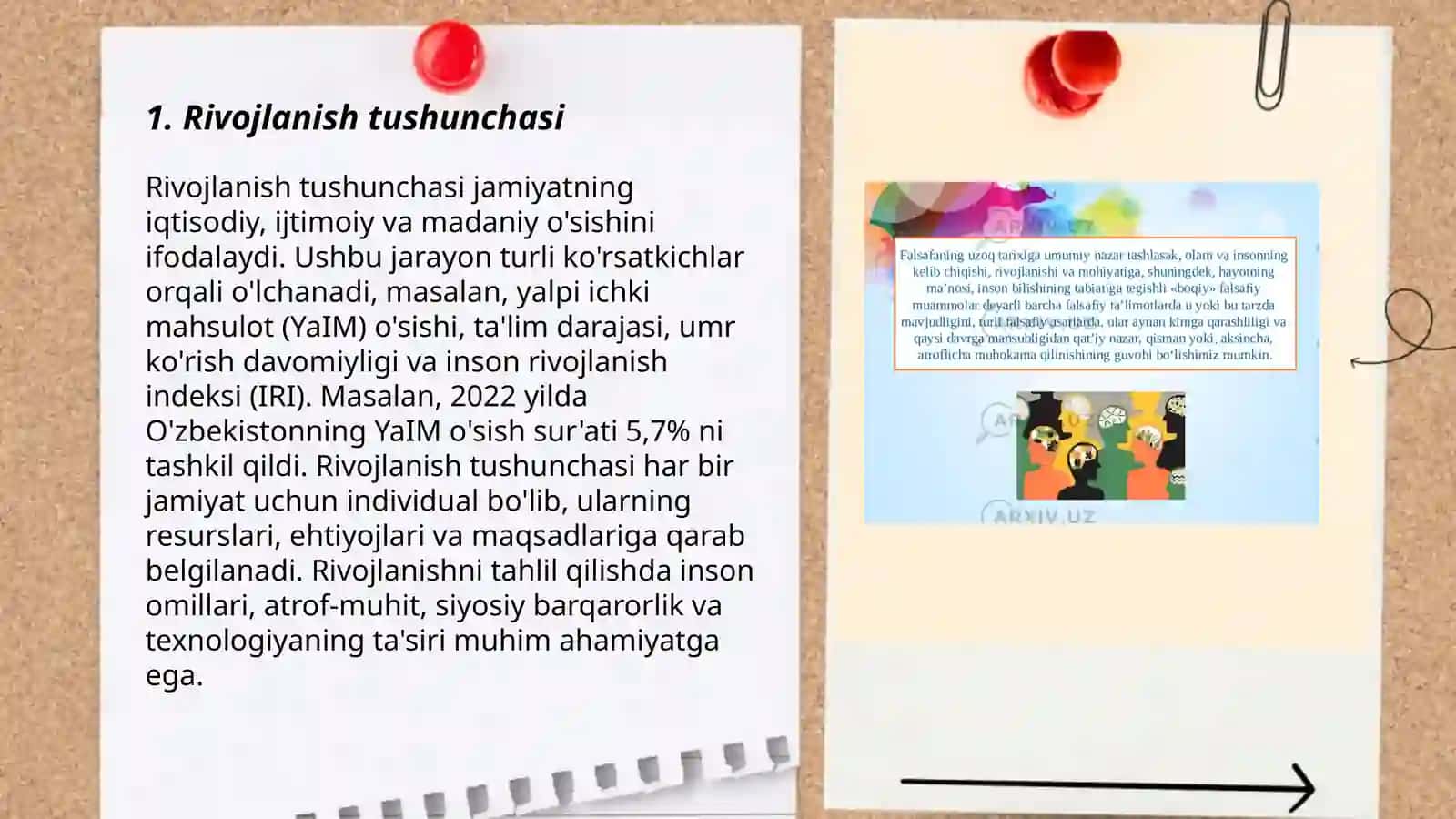 Rivojlanish falsafasi 3