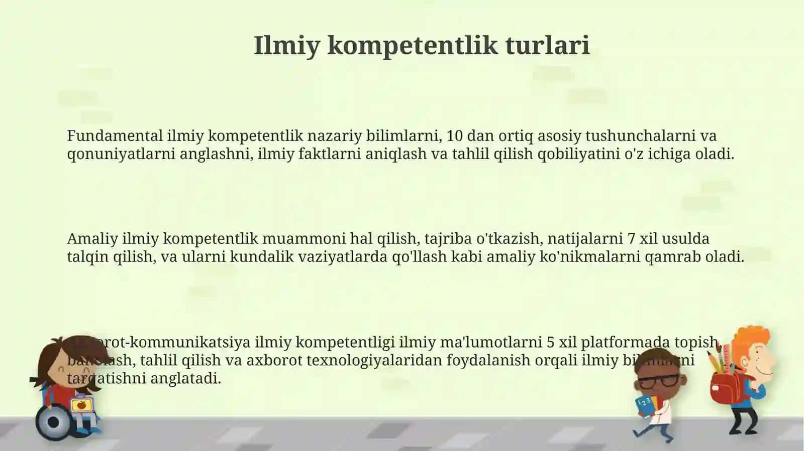 Ilmiy kompetensiya turlari 3