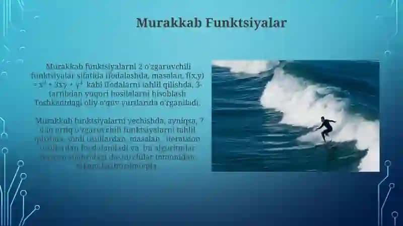 Murakkab Funktsiyalar 3