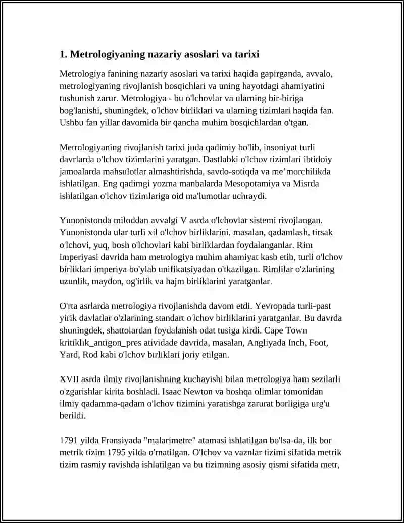 METROLOGIYA VA METROLOGIK TAʼMINOT 3