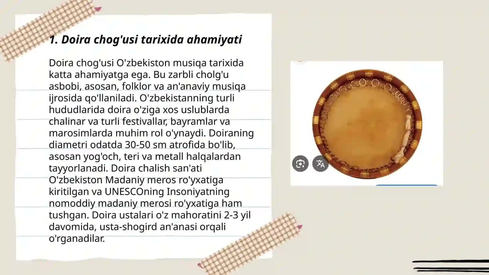 Doira chog'usi tarixida ahamiyati 3