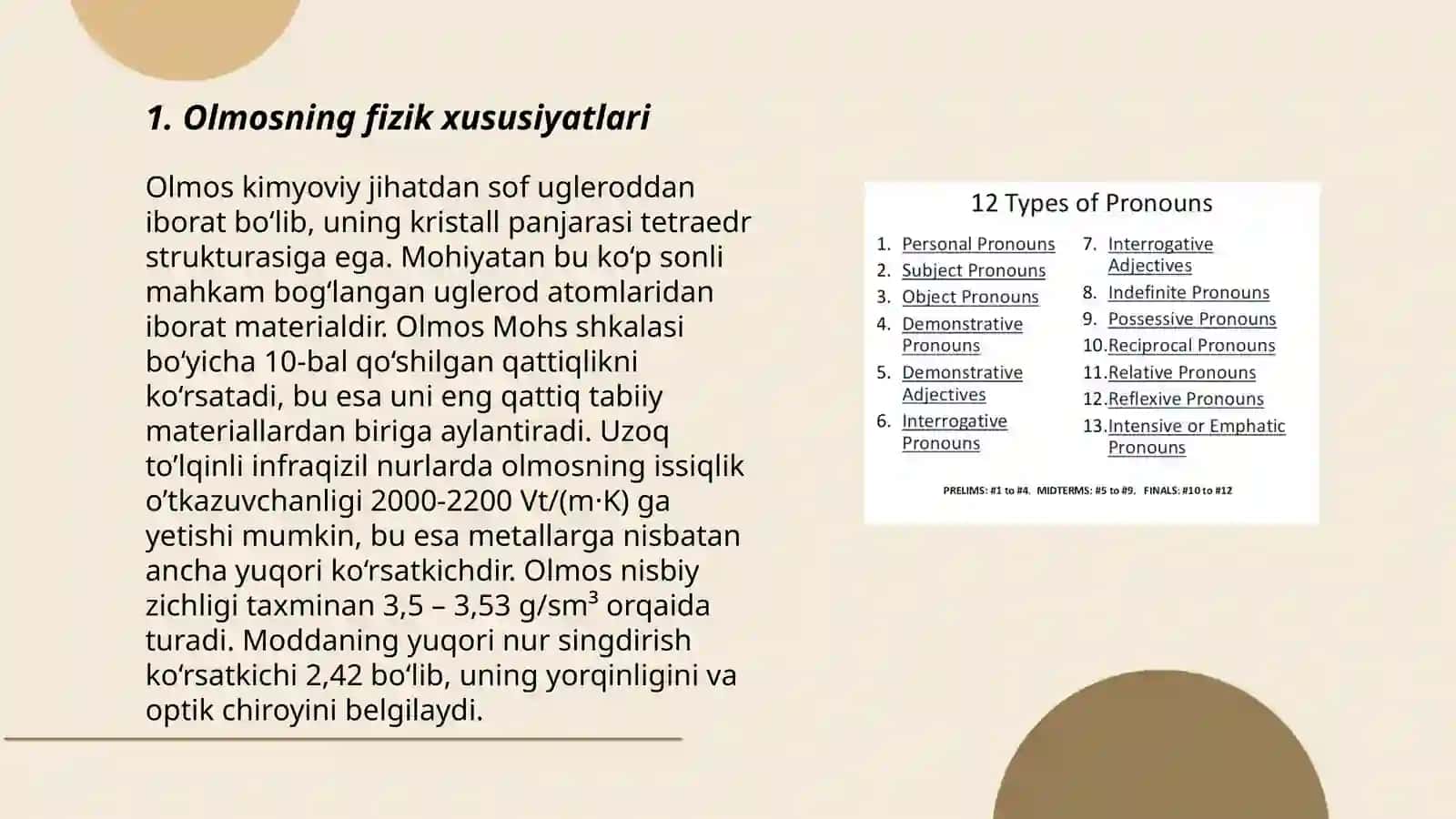 Olmoshning xususiyatlari va turlari 3