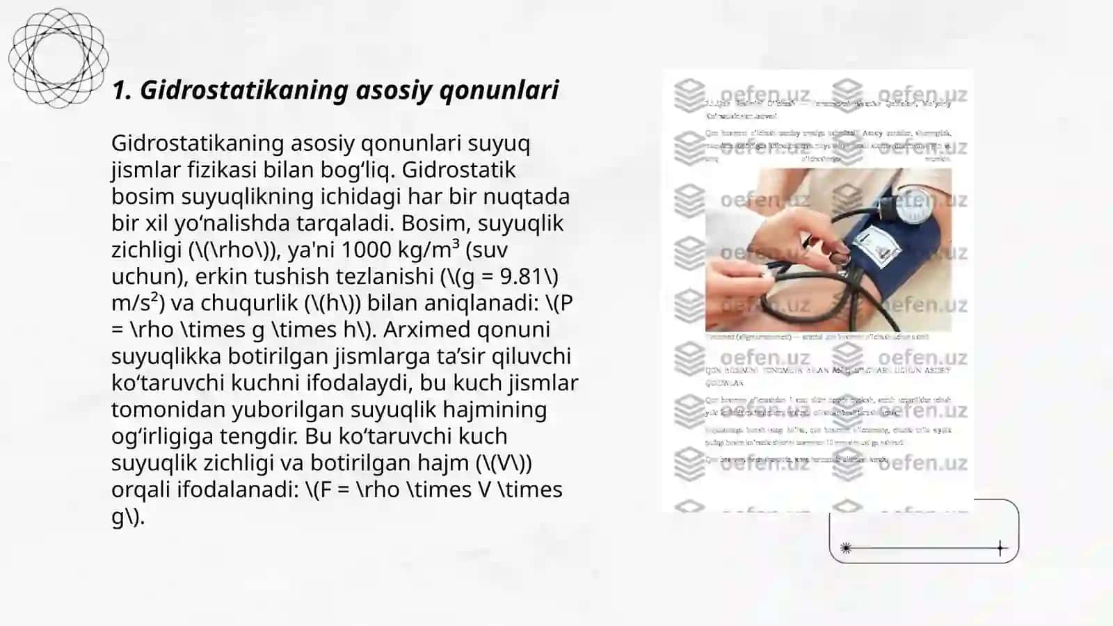 Gidrostatik bosim òlchash turlari 3