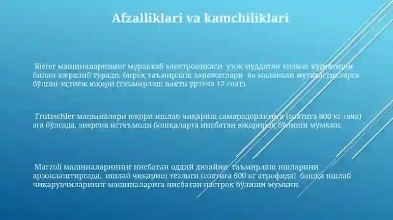 Pnevmomexanik yigiruv mashinalari 3