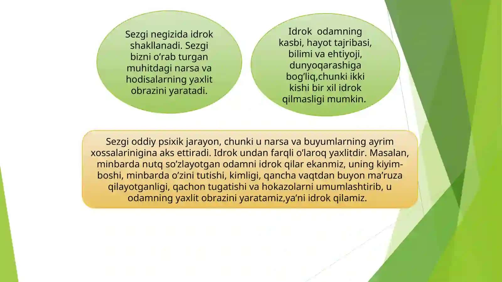 Sezgi va idrok 3