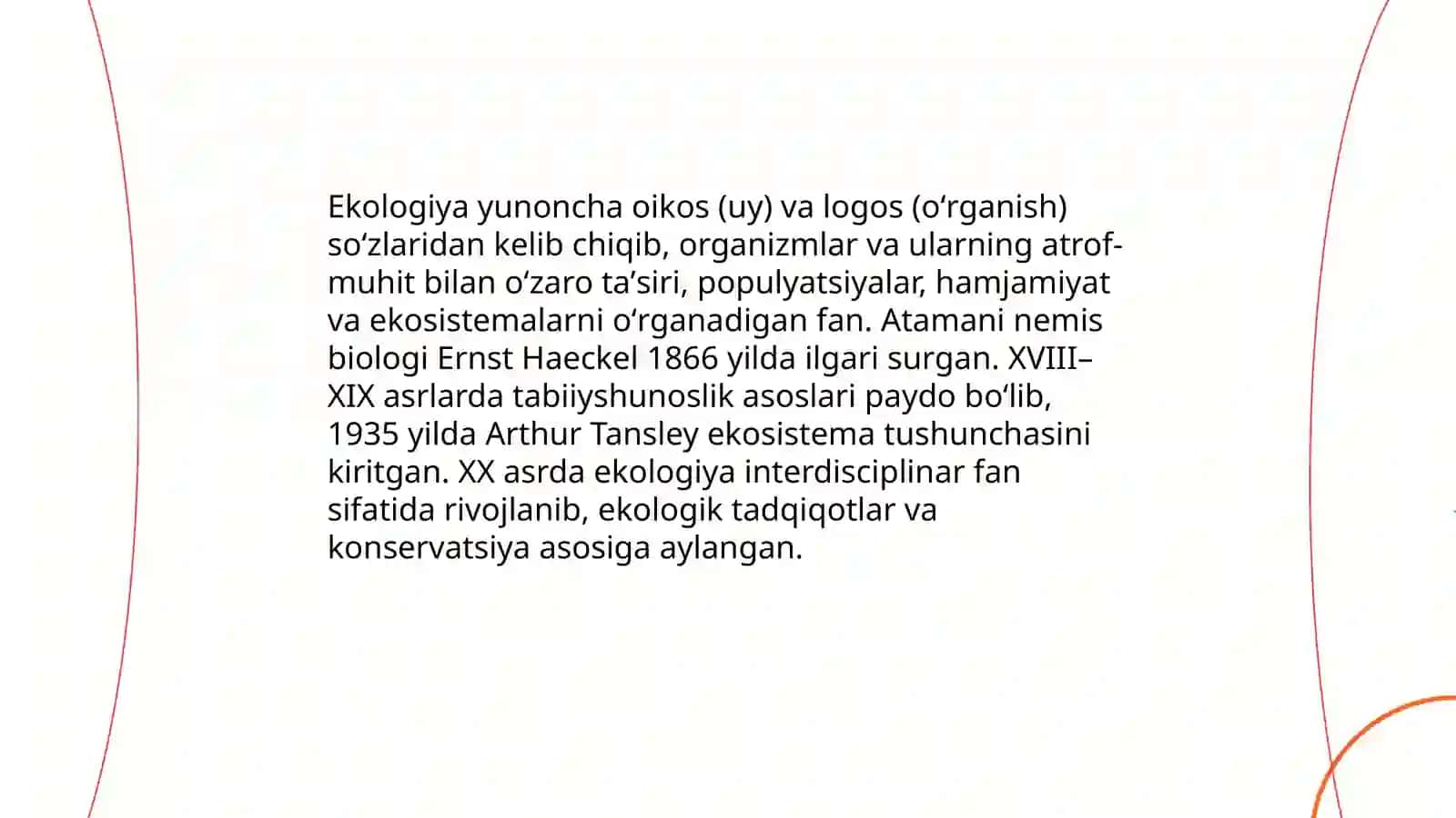 Ekologiya tushunchasi 3