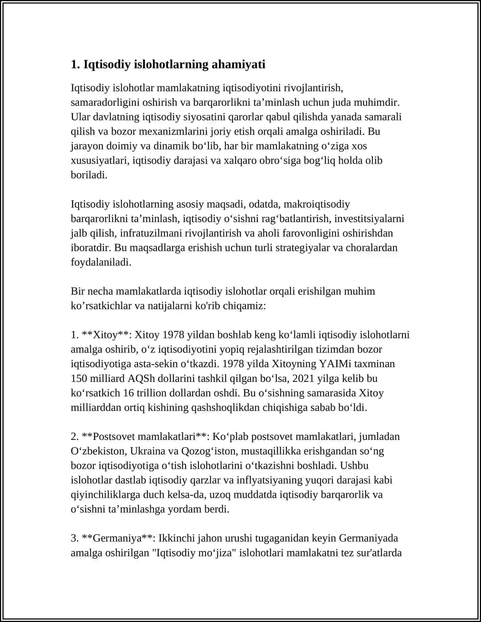 IQTISODIYOTNI RIVOJLANTIRISHDA "HARAKATLAR STRATEGIYASI" NING AHAMIYATI 3