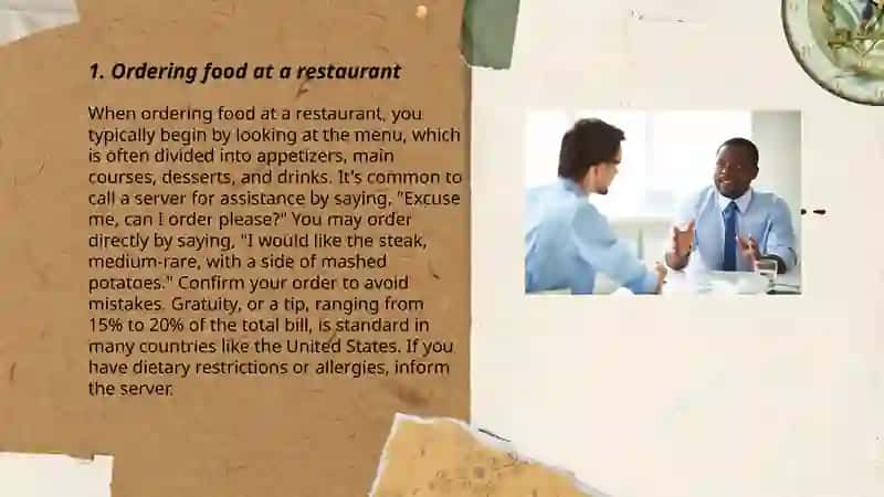 Interactional and transactional talks,service Encounters casual conversations 3