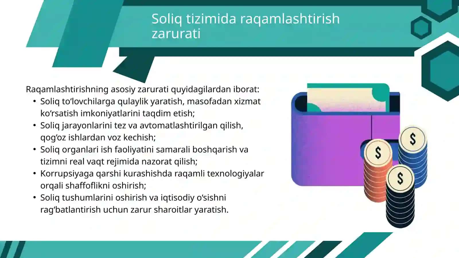 Soliq siyosatini raqamlashtirish 3