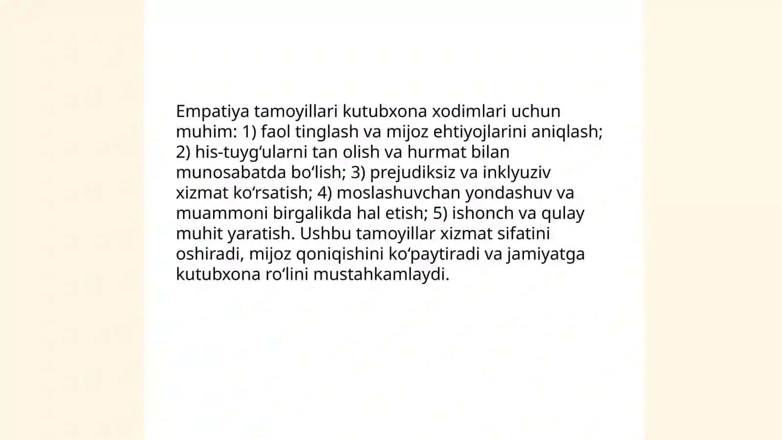 Empatiya va Bag'rikenglik 3
