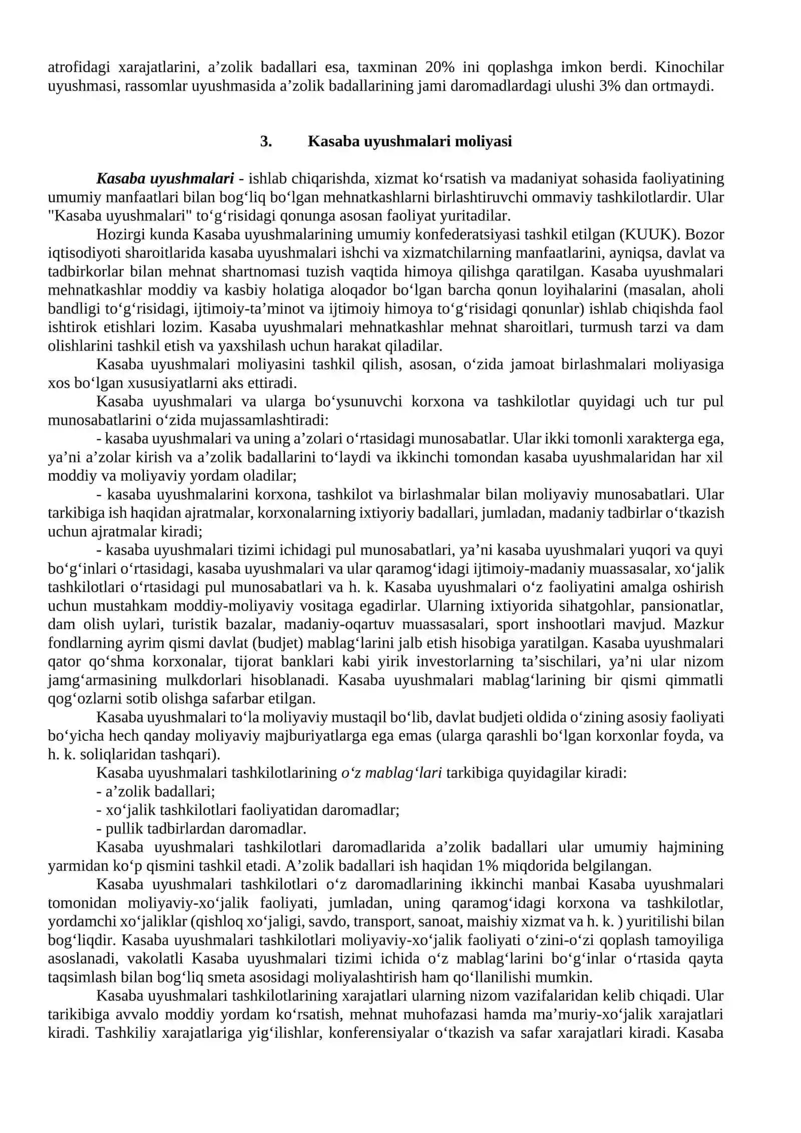 Jamoat tashkilotlari va birlashmalari moliyasi 3