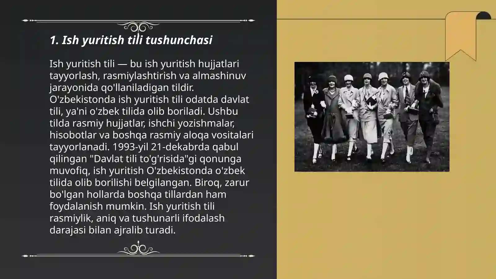 Ish yuritish tili va uslubi 3