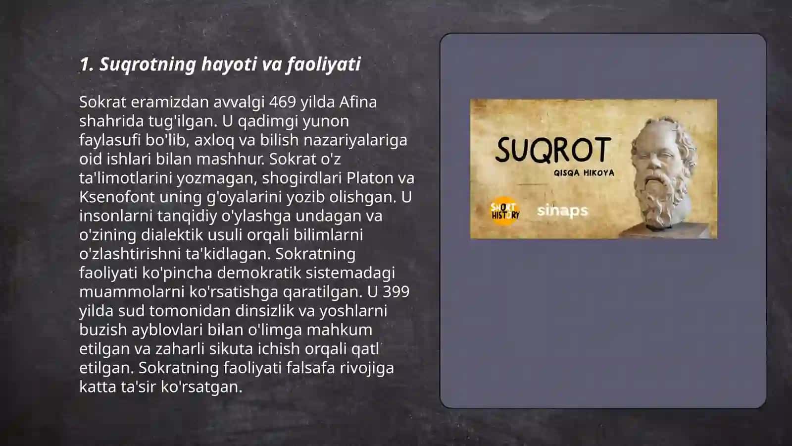 Suqrotning hayoti va faoliyati 3