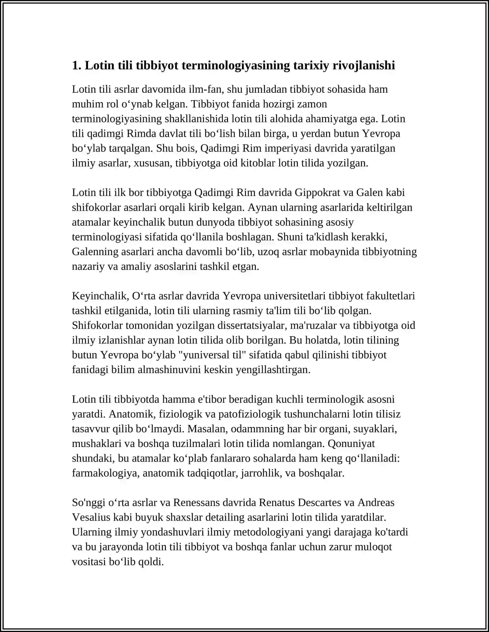 Tibbiyotdagi Lotin Tilining O'rni va Ahamiyati 3