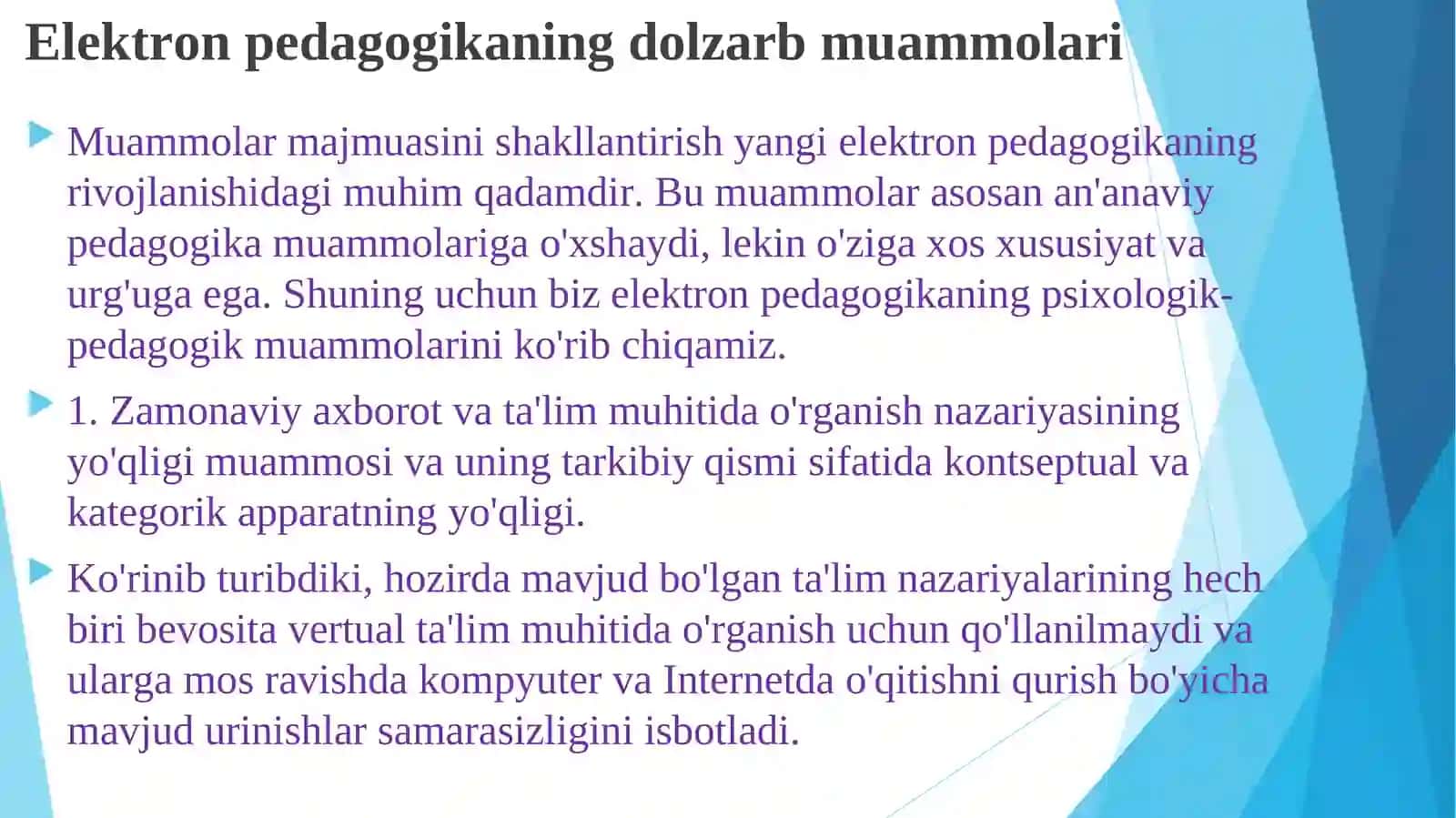 ELEKTRON PEDAGOGIKA ASOSLARI 3