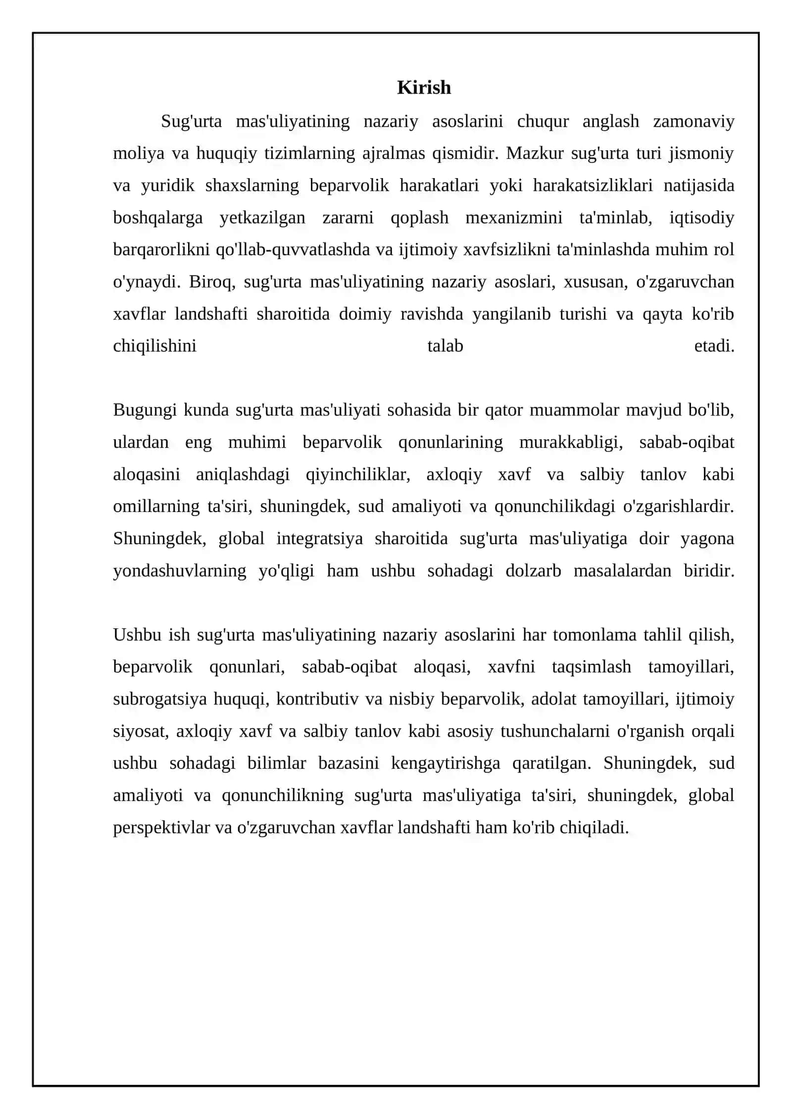 Javobgarlik sugʻurtasining nazariy asoslari 3