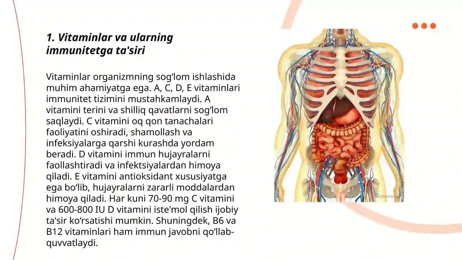 Vitaminlar va ularning immunitetga ta'siri 3
