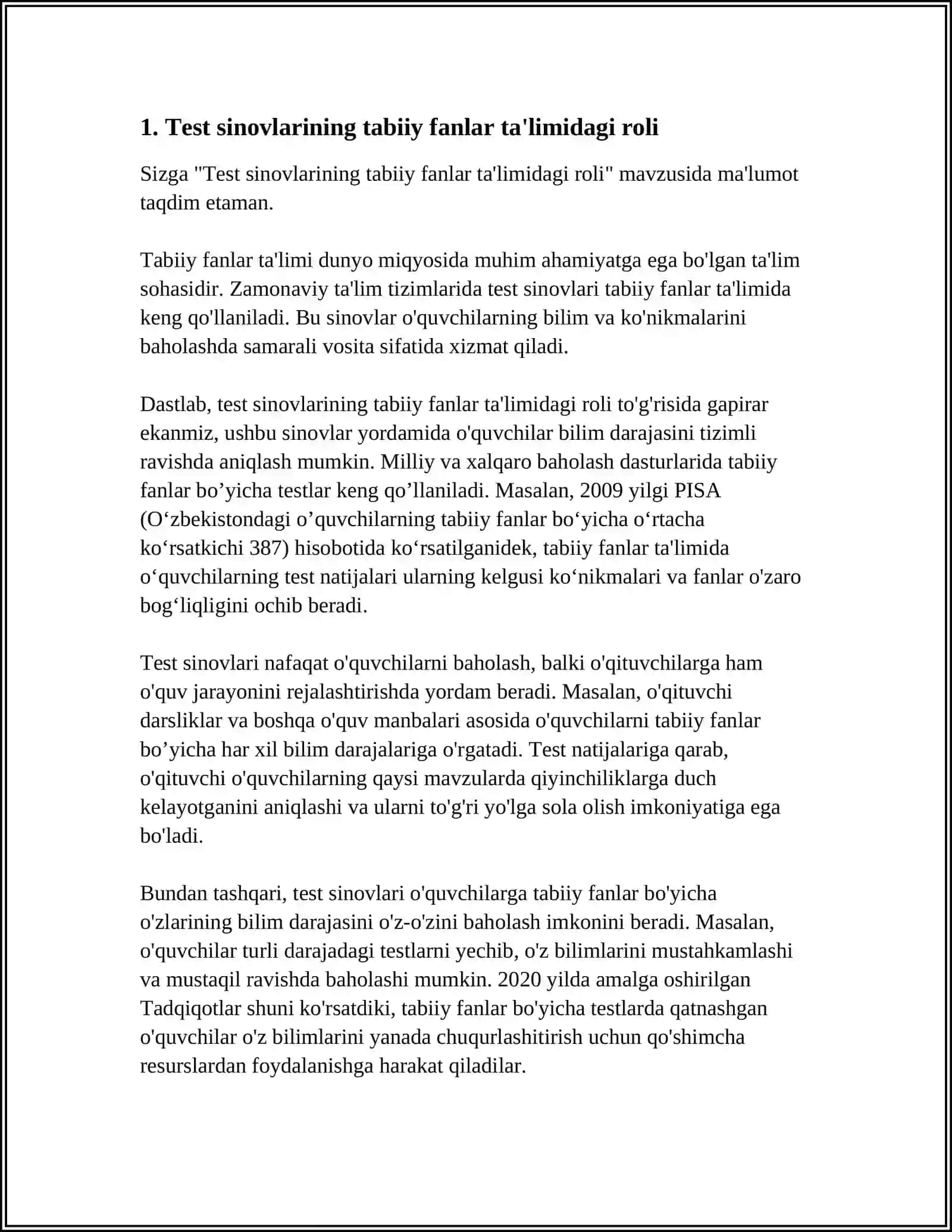 Test sinovlarining tabiiy fanlar ta'limidagi roli 3