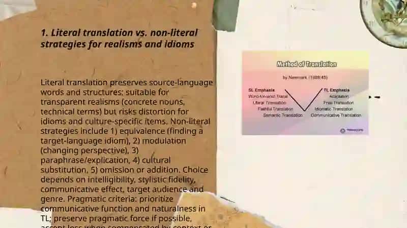 Methods of translating realisms, phraseological units, proverbs and sayings in written translation 3