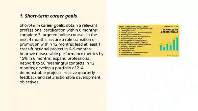 My career aspirations and goals 3