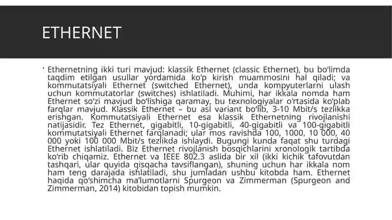 Kompyuter tarmoqlaning standart texnologiyalari 3