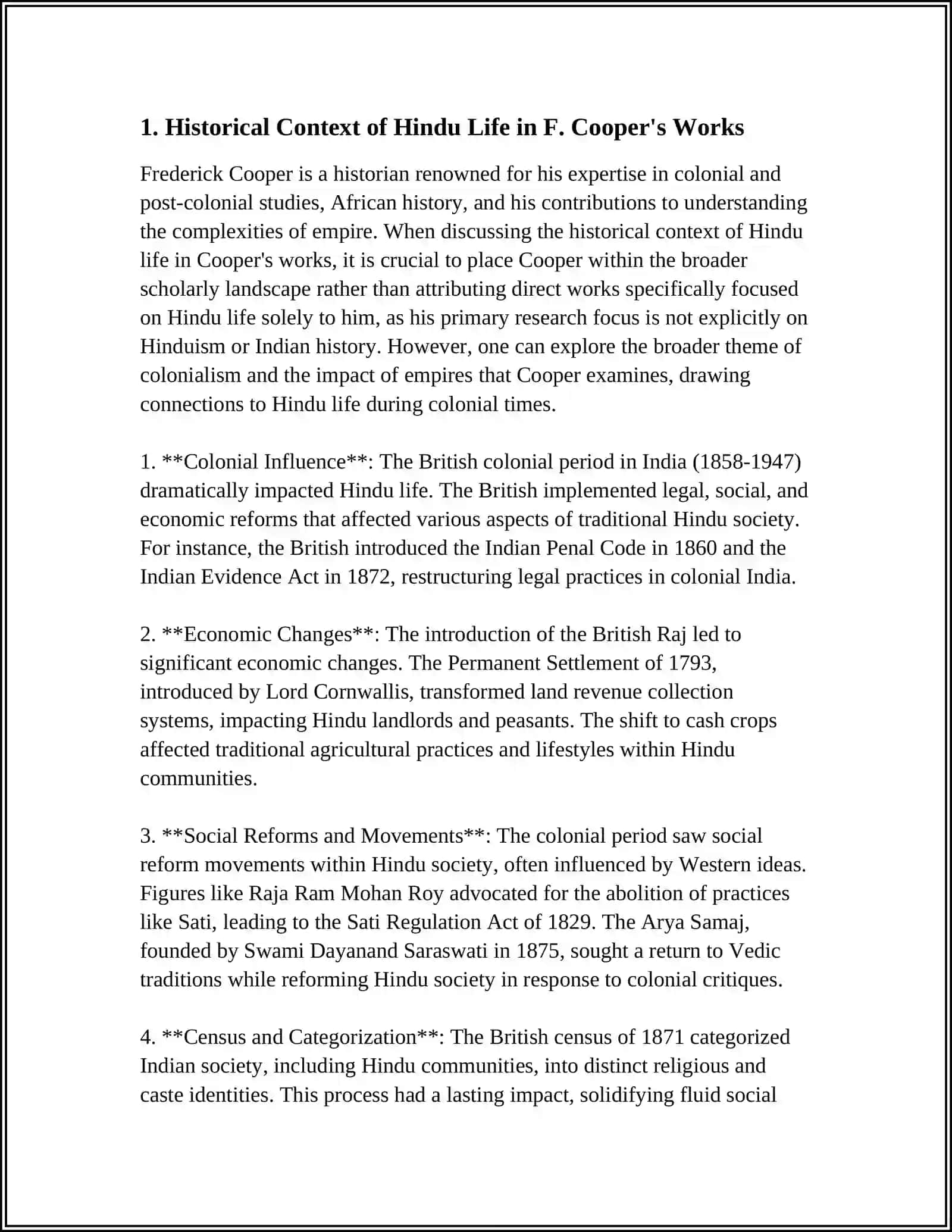 MUSTAQIL ISH Theme: HINDU LIFE DESCRIPTION IN THE WORKS OF F.COOPER 3
