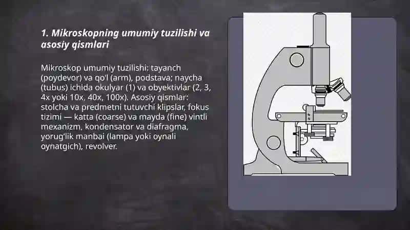 Mikroskopning tuzilishi 3