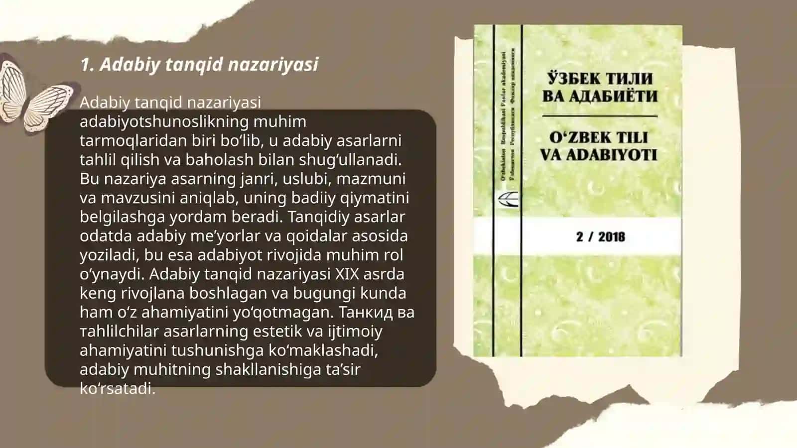 Adabiy tanqid nazariyasi 3