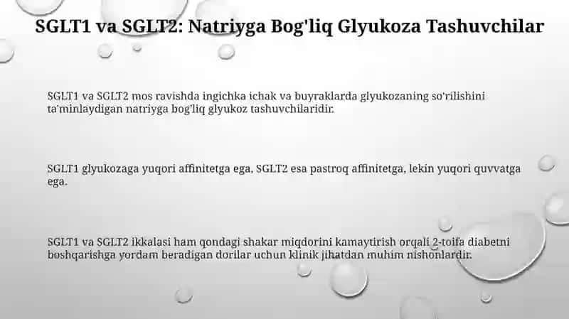 Glyukoza tashuvchilari tuzilmasi 3
