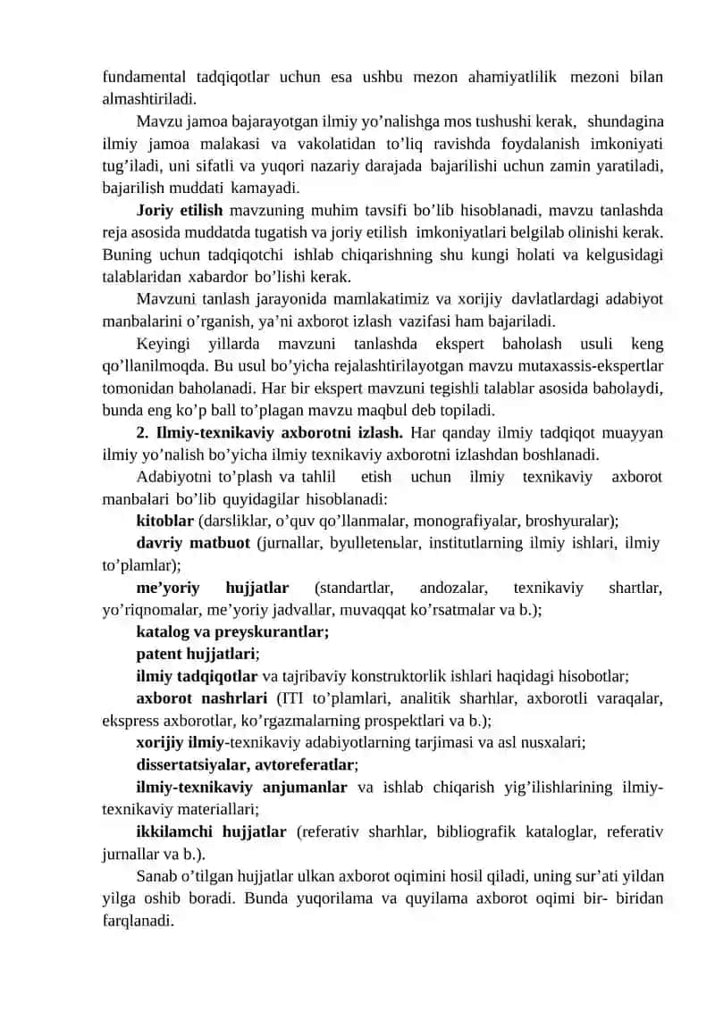 ILMIY TАDQIQОT ISHLАRINING TURLАRI 3