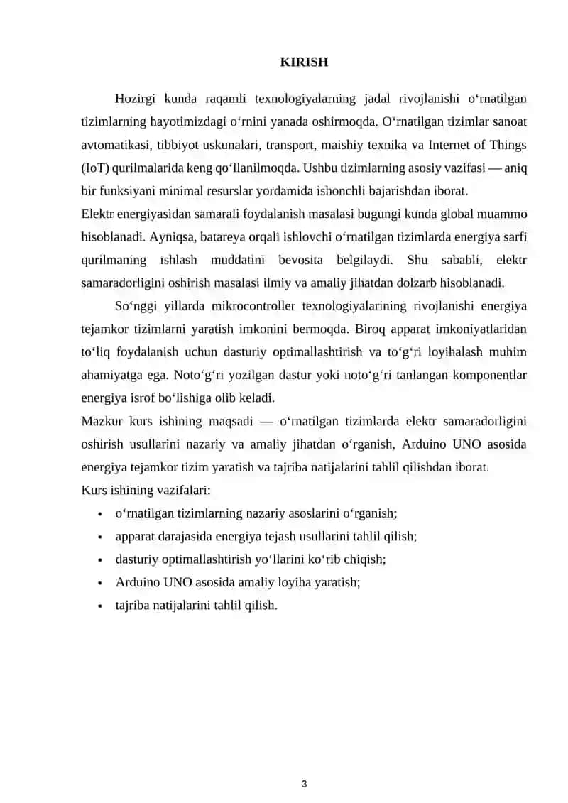 O‘RNATILGAN TIZIMLARDA AXBOROTLARNI KIRITISH-CHIQARISH USULLARI 3