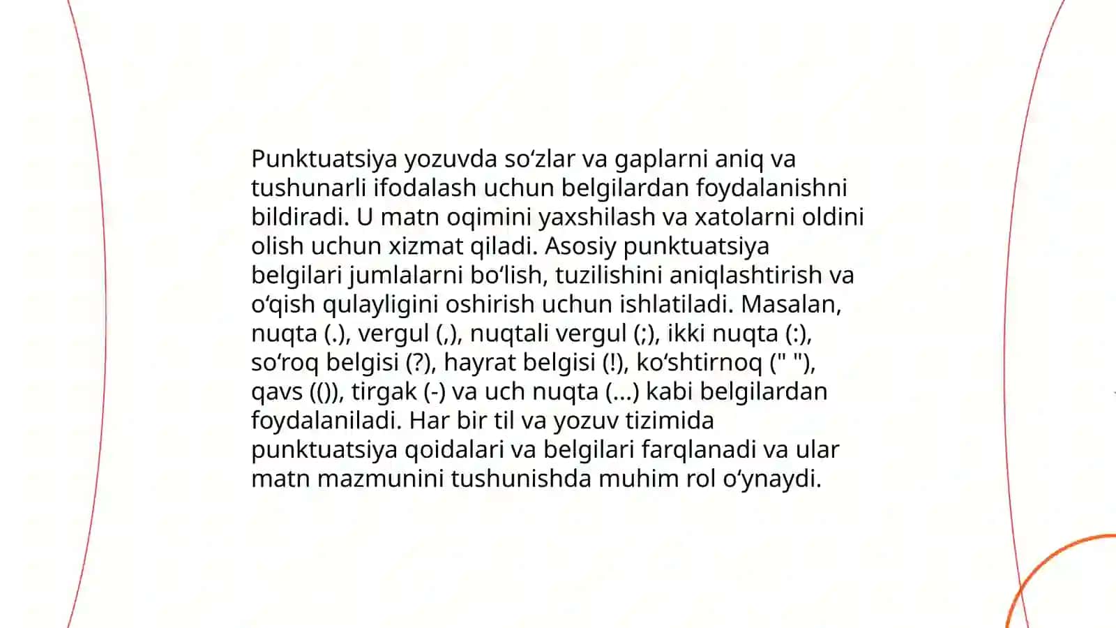 Punktuatsiya qoidalari 3