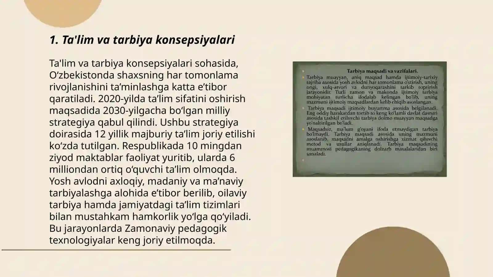 Tarbiya metodlarini tanlab olish shartlari Pedagogika 3