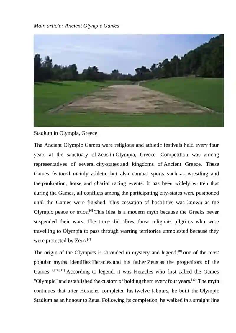 THE HISTORY OF OLYMPIC GAMES 3