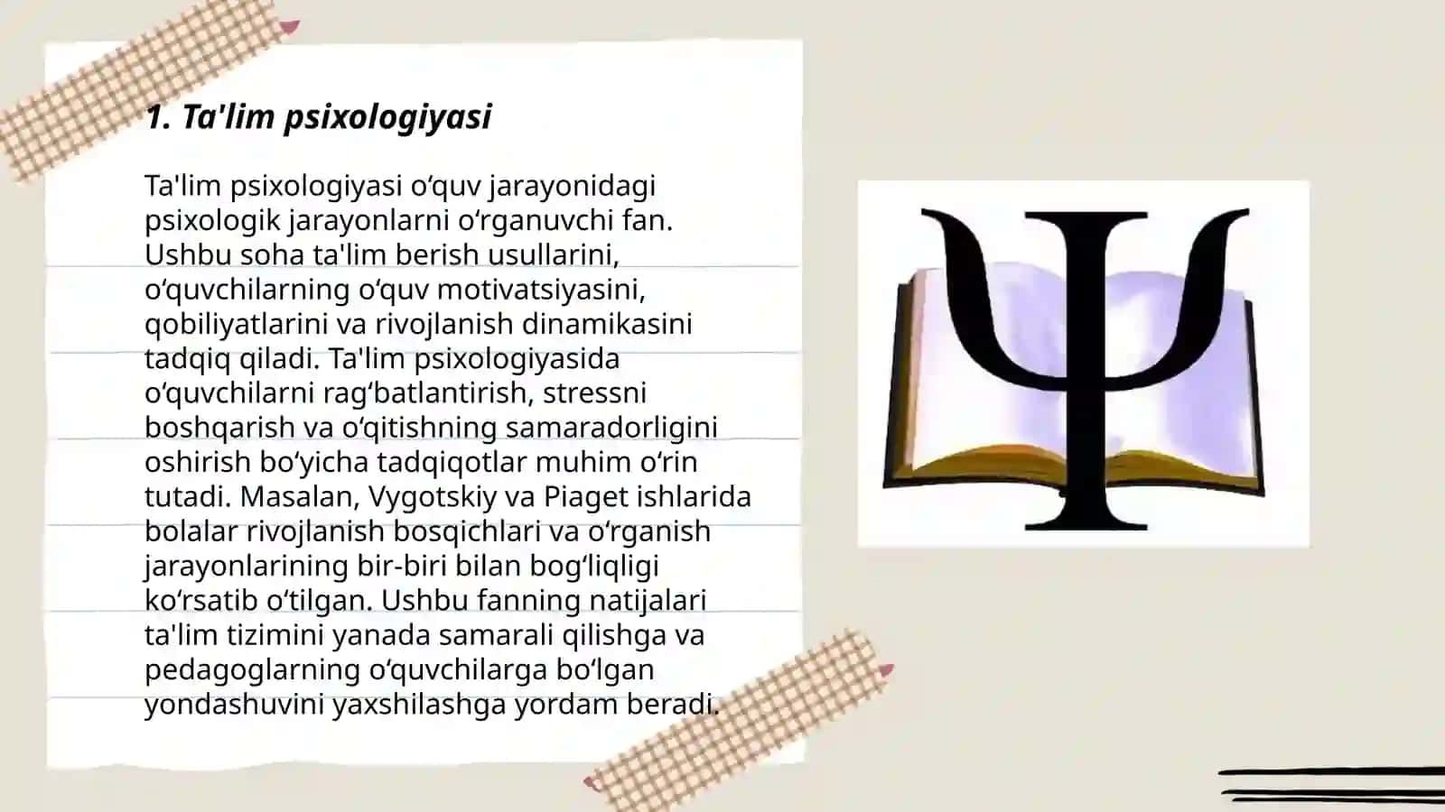 Ta'lim psixologiyasi 3